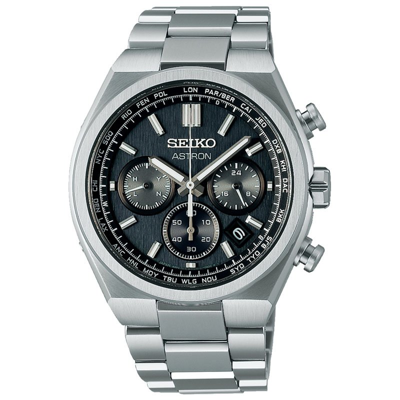 腕時計ギフトのパピヨンの【最大32,000円引き】【20％OFF】セイコー 腕時計 SEIKO 時計 アストロン ネクスター ASTRON NEXTER メンズ 男性 チタン ブラック 電波 ソーラー 電波ソーラー ソーラー電波 サファイア ガラス ルミブライト ストップウォッチ カレンダー 日付 SBXY097 人気 おすすめ ギフト｜アングル3