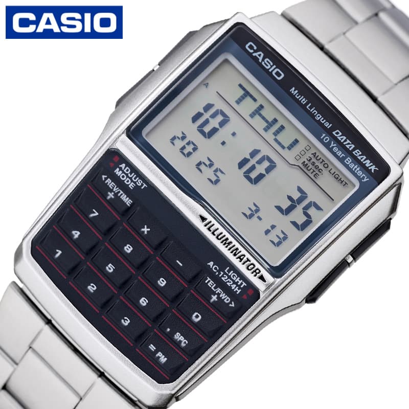 楽天腕時計ギフトのパピヨンカシオ 腕時計 CASIO 時計 カシオ CASIO スタンダード STANDARD 液晶/ブラック シルバー 男性 向け メンズ ステンレス メタル ベルト CASIOW-DBC-32D-1A 日付 電卓 シンプル かっこいい カジュアル ビジネス スーツスタイル 人気 おすすめ おしゃれ ブランド プレゼント
