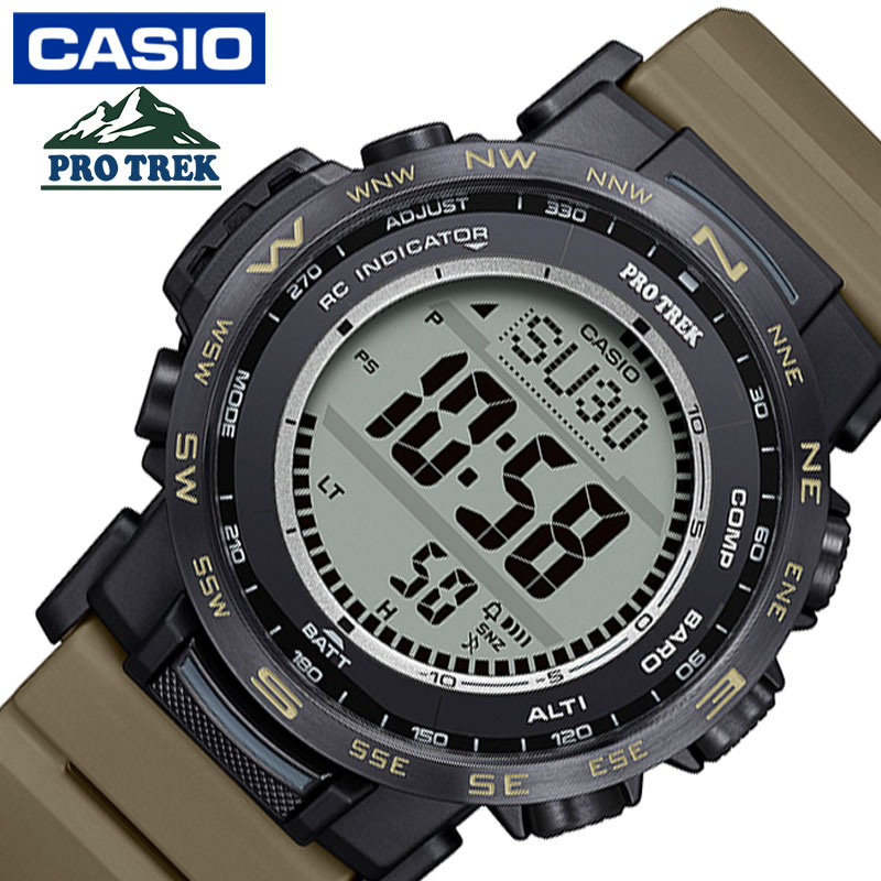 カシオ 腕時計 CASIO 時計 プロトレック PROTREK メンズ 腕時計 液晶/シルバー 電波 ソーラー CASIO-PRW-35LD-5JF 人気 おすすめ おしゃれ アウトドア 機能性 実用性 蓄光LCDダイヤル シンプル かっこいい カジュアル ブランド プレゼント ギフト