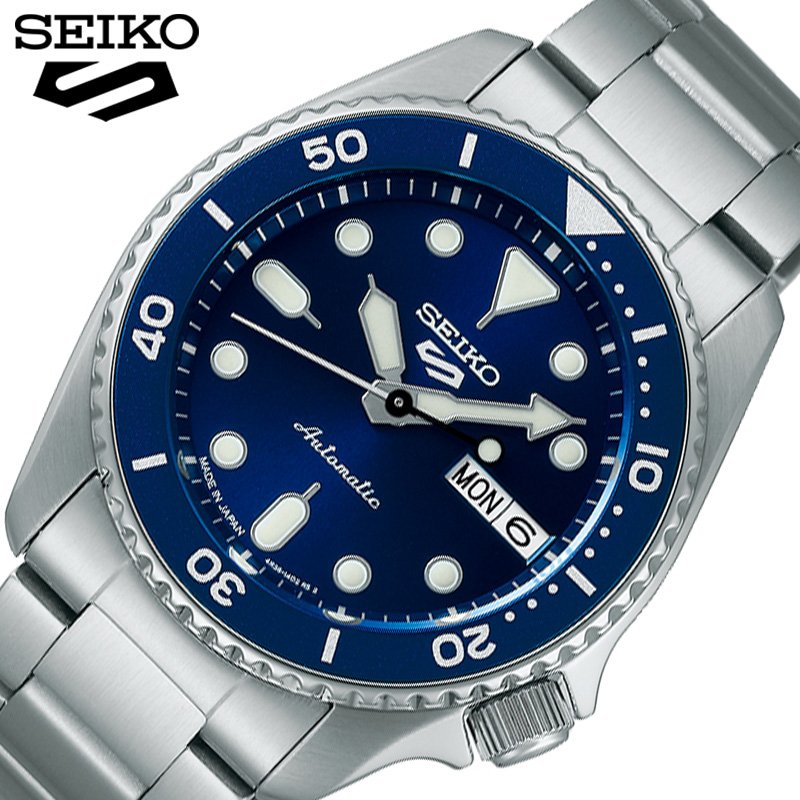 セイコー 腕時計 SEIKO 時計 セイコー ファイブスポーツ Seiko 5 Sports メンズ 腕時計 ネイビー 機械式 自動巻き SBSA299 人気 おすすめ おしゃれ ビジネス スーツスタイル カジュアル ファッション シンプル ブランド プレゼント ギフト