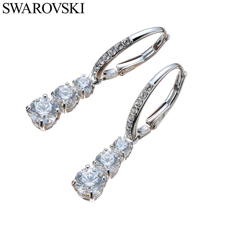スワロフスキー アクセサリー Swarovski ピアス レディース アクセサリー クリスタル部分:ホワイト SW-5416155 人気 おすすめ おしゃれ 上...
