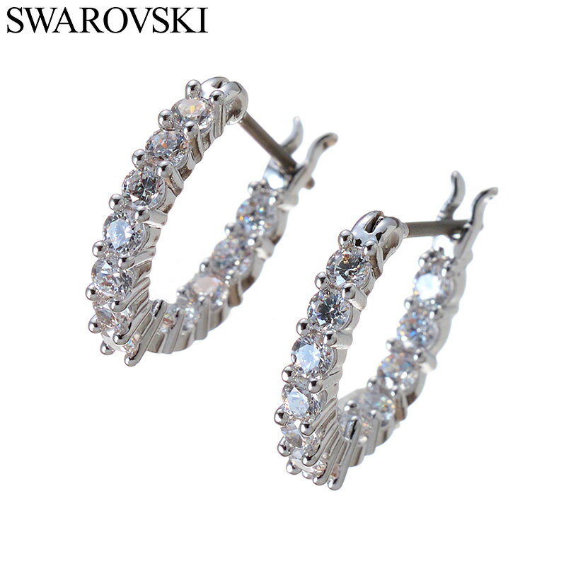 Rakuten - スワロフスキー アクセサリー Swarovski ピアス レディース アクセサリー クリスタル部分:ホワイト SW-5562126 人気 おすすめ おしゃれ 上品 華やか ジュエリー ラグジュアリー かわいい 光沢 彼女 嫁 友達 女友達 誕生日 お祝い 記念日 ブランド プレゼント ギフト
