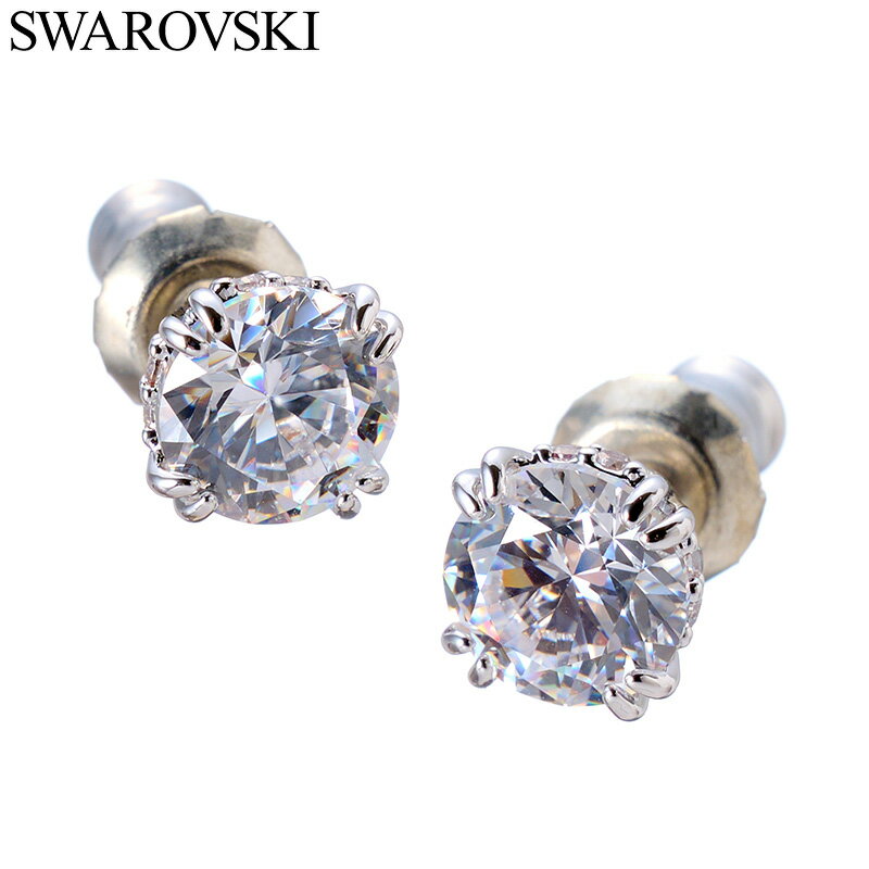Rakuten - スワロフスキー アクセサリー Swarovski ピアス レディース アクセサリー クリスタル部分:ホワイト SW-5636712 人気 おすすめ おしゃれ 上品 華やか ジュエリー ラグジュアリー かわいい 光沢 彼女 嫁 友達 女友達 誕生日 お祝い 記念日 ブランド プレゼント ギフト