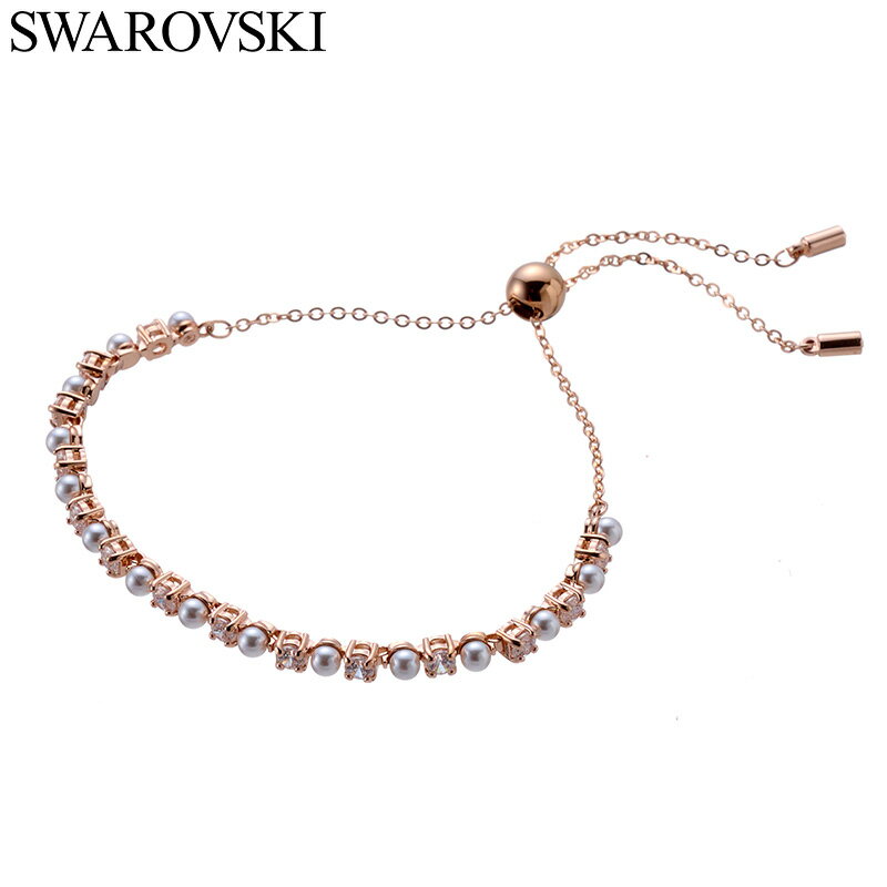 Rakuten - スワロフスキー アクセサリー Swarovski ブレスレット レディース アクセサリー クリスタル部分:ホワイト SW-5729506 人気 おすすめ おしゃれ 上品 華やか ジュエリー ラグジュアリー かわいい 光沢 彼女 嫁 友達 女友達 誕生日 お祝い 記念日 ブランド プレゼント ギフト