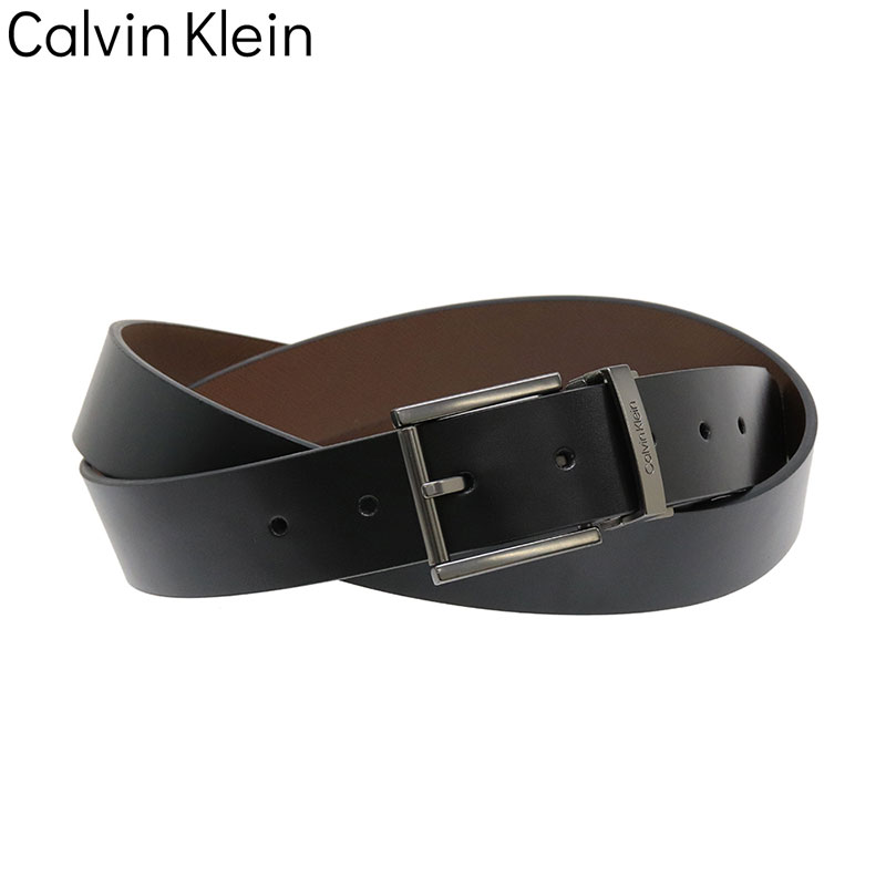 ����Х󥯥饤�� ��С����֥�٥�� Calvin Klein �׾�ʪ ��С����֥�٥�� �׾�ʪ �٥�� Reversible Belt �֥�å� ���ࡼ�� ...