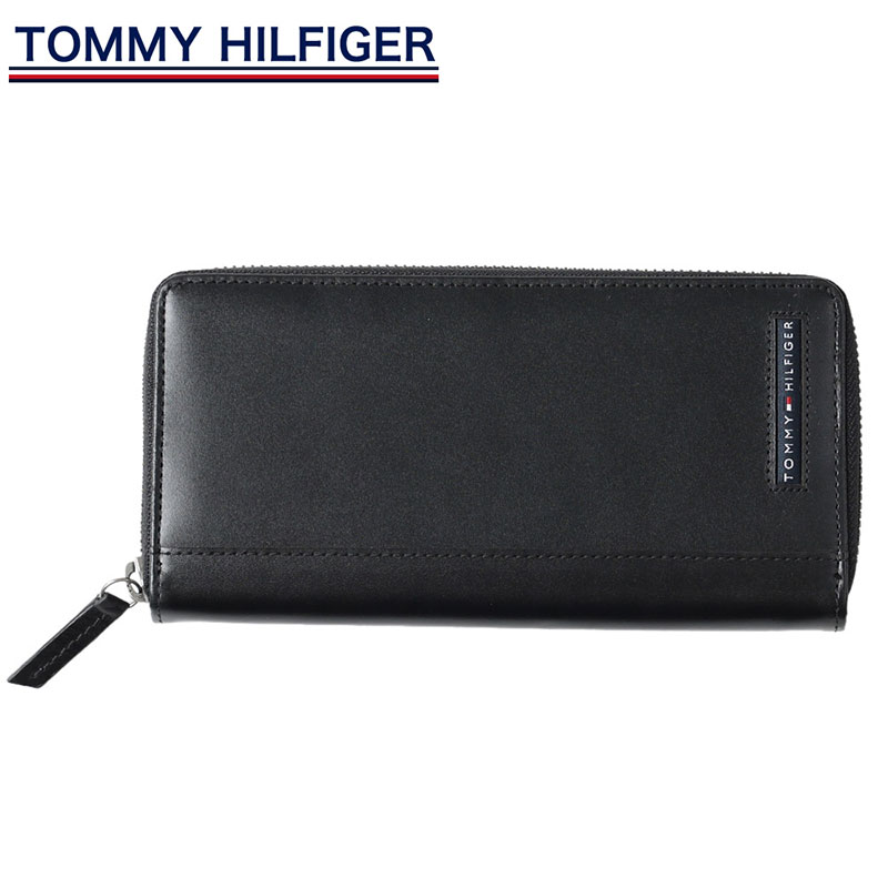 トミー ヒルフィガー ラウンドファスナー長財布 Tommy Hilfiger 長財布 ラウンドファスナー長財布 ブラック 男性 向け メンズ 31TL13X025 人気 おすすめ おしゃれ ブランド プレゼント ギフト