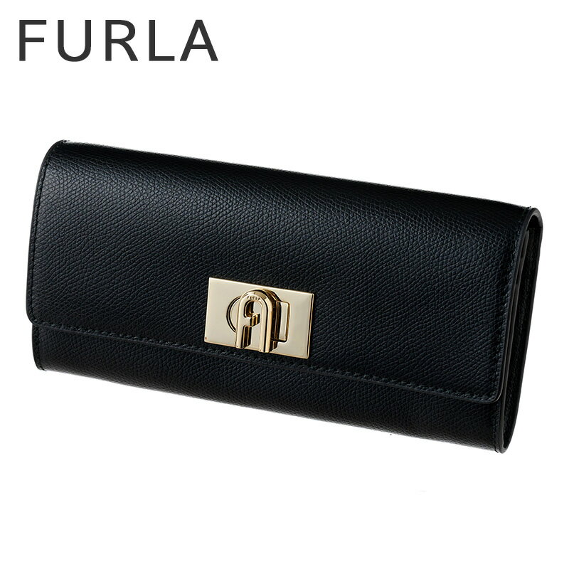 Furla - フルラ 財布 FURLA 長財布 レディース レザー 革 コンチネンタル PCV0ACO-ARE000-O6000 ウォレット シンプル カジュアル かわいい 上品 きれいめ ブラック 大学生 社会人 誕生日 記念日 彼女 妻 娘 母 恋人 夫婦 人気 おすすめ おしゃれ ブランド プレゼント ギフト 贈り物