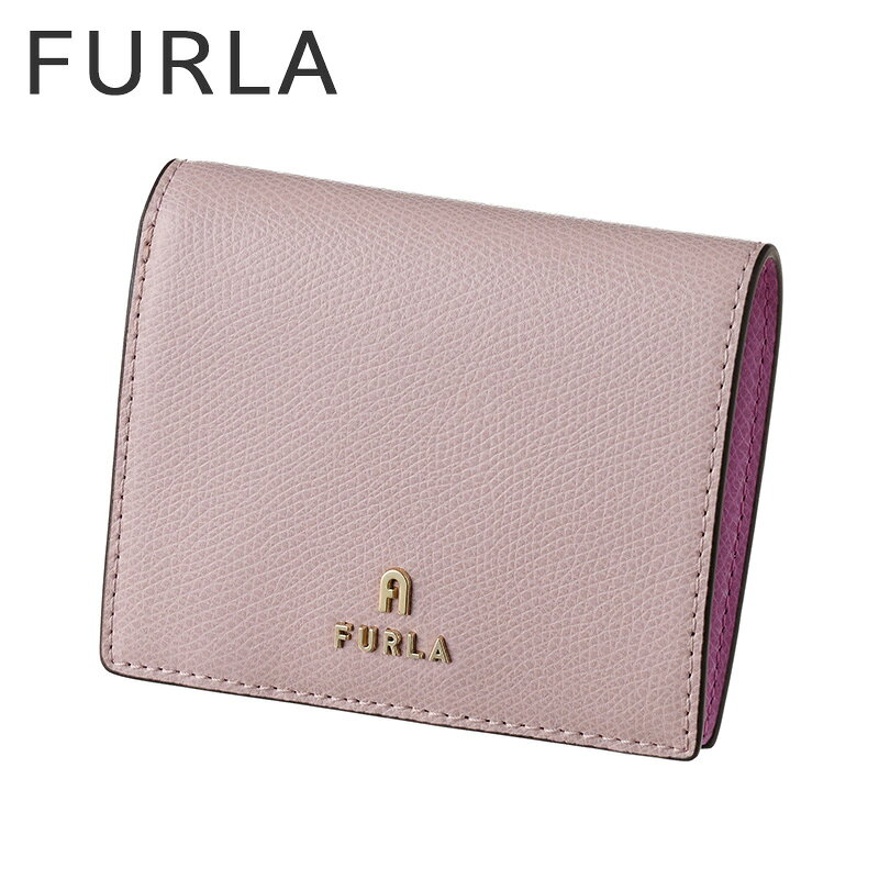 Rakuten - フルラ 財布 FURLA 二つ折り財布 レディース レザー 革 WP00304-ARE000-4304S コンパクト ウォレット シンプル カジュアル かわいい 上品 きれいめ ピンク 大学生 社会人 誕生日 記念日 彼女 妻 娘 母 恋人 夫婦 人気 おすすめ おしゃれ ブランド プレゼント ギフト 贈り物