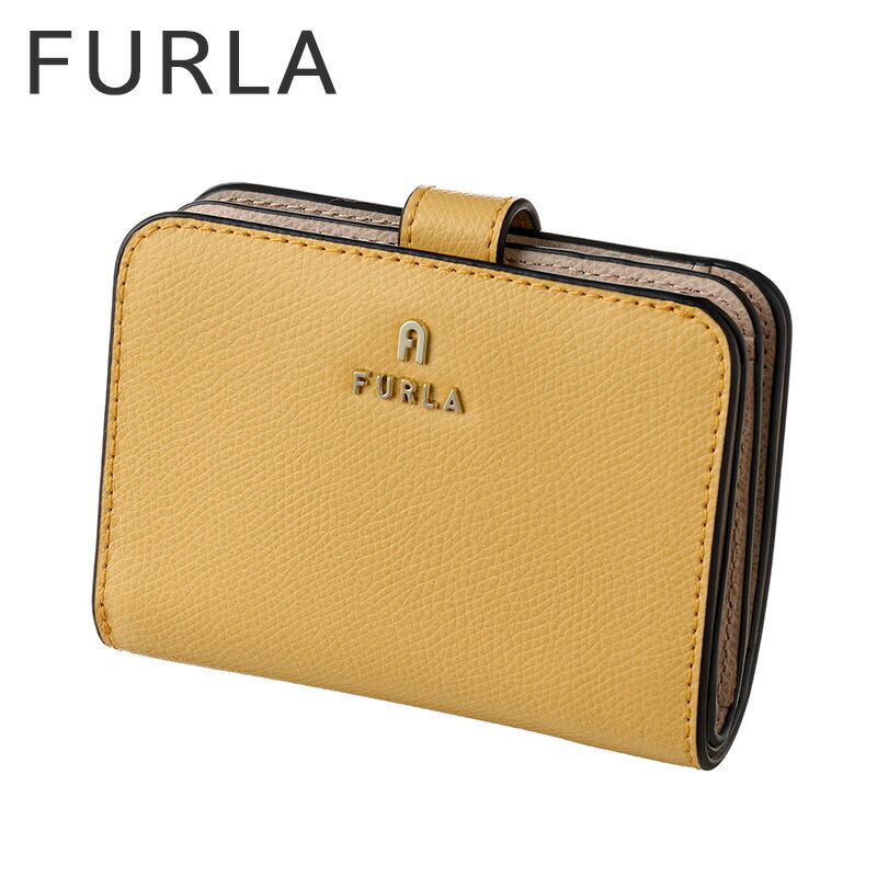 其它 - フルラ 財布 FURLA 二つ折り財布 レディース レザー 革 WP00315-ARE000-3592S コンパクト ウォレット シンプル カジュアル かわいい 上品 きれいめ イエロー 大学生 社会人 誕生日 記念日 彼女 妻 娘 母 恋人 夫婦 人気 おすすめ おしゃれ ブランド プレゼント ギフト 贈り物