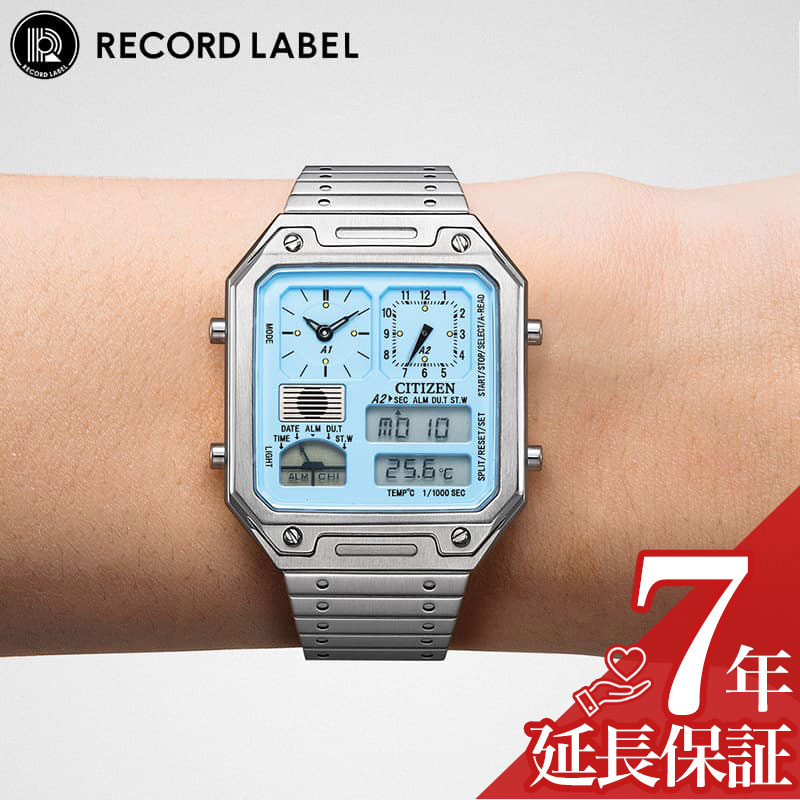 SWATCH - シチズン 腕時計 CITIZEN 時計 レコードレーベル RECORD LABEL メンズ 腕時計 ブルー ステンレス メタル ベルト シルバー JG2120-73L シンプル カジュアル かっこいい ファッション 記念日 誕生日 彼氏 夫 恋人 夫婦 人気 おすすめ おしゃれ ブランド プレゼント ギフト