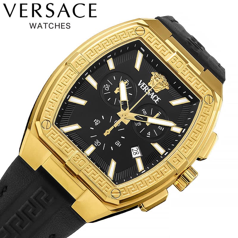 OMEGA - ヴェルサーチ 腕時計 VERSACE 時計 ヴェルサーチ VERSACE スポーティークロノ SPORTY CHRONO ブラック 男性 向け メンズ VESP00324 人気 おすすめ おしゃれ ブランド プレゼント ギフト