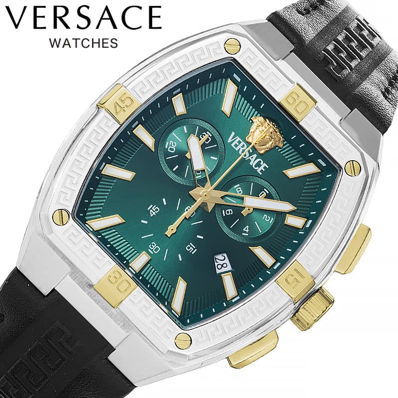 FRANCK MULLER - ヴェルサーチ 腕時計 VERSACE 時計 ヴェルサーチ VERSACE スポーティグレカトノー SPORTY TONNEAU GRECA グリーン 男性 向け メンズ VESP00825 人気 おすすめ おしゃれ ブランド プレゼント ギフト
