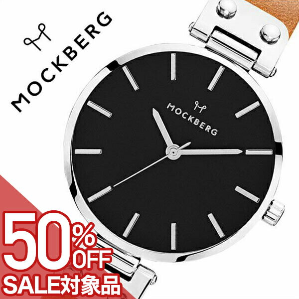 樂天商城 - 【最大50%OFF 半額 \10,450-円引】モックバーグ 腕時計 MOCKBERG 時計 モック バーグ MOCK BERG オリジナル Originals Wera Black レディース 女性 用 彼女 妻 嫁 ブラック MO112 人気 ドラマ 着用 ブランド 上品 薄型 アクセサリー シンプル 革 レザー シルバー
