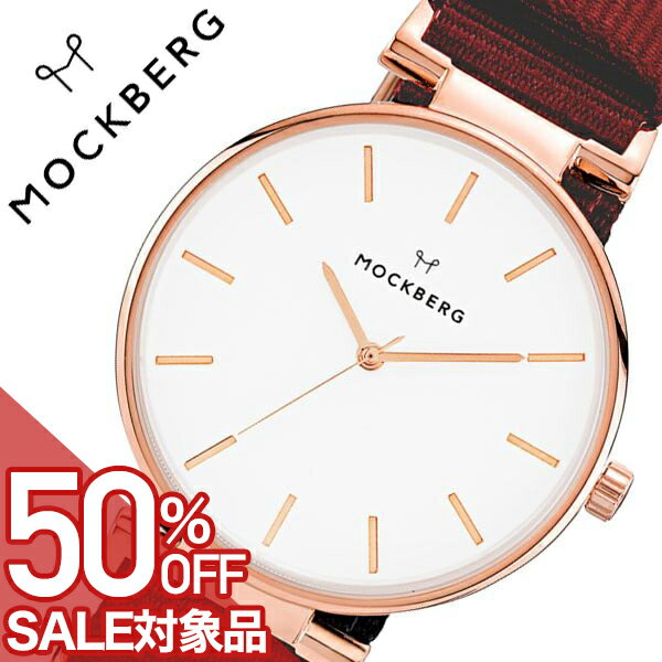乐天商城 - 【最大50%OFF 半額 \8,800-円引】モックバーグ 腕時計 MOCKBERG 時計 Modest レディース ホワイト MO614 [ 正規品 人気 ブランド 女性用 彼女 妻 嫁 上品 かわいい 薄型 アクセサリー シンプル ローズゴールド プレゼント ギフト ]送料無料【FK2020_3】