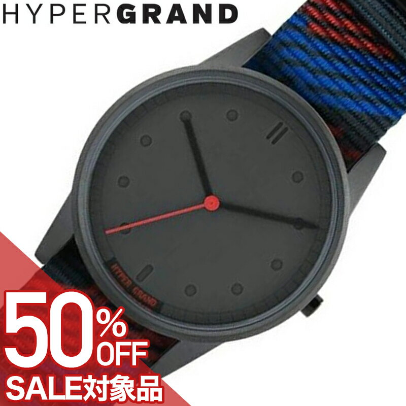 Rakuten - 【最大50%OFF 半額 \5,500-円引】ハイパーグランド 腕時計 HYPERGRAND 時計 ハイパー グランド HYPER GRAND ユニセックス グレー NW01BYLN [ 人気 ブランド おしゃれ ファッション カジュアル レトロ プレゼント ]