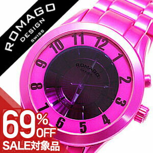 樂天商城 - 【最大69%OFF 半額 \16,775-円引】ROMAGO ロマゴ 腕時計 時計 メンズ メンズ腕時計 アナログ アラビア数字 アルミ ケース ライト ピンク 男性 男子 大人 おしゃれ かっこいい ファッション 彼氏 夫 旦那 様 主人 誕生日 プレゼント 記念日 ギフト クリスマス