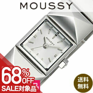 Rakuten - 【最大68%OFF 半額 \14,960-円引】マウジー 時計 MOUSSY 腕時計 スタッズ STUDS レディース ホワイト WM0071B4 メタル ベルト 正規品 おしゃれ アナログ シルバー クリスタル ストーン プレゼント ギフト