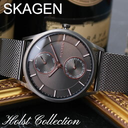 スカーゲン ビジネス腕時計（メンズ） スカーゲン メンズ 時計 SKAGEN 腕時計 スカーゲン時計 ホルスト Holst SKW6180 メンズ 男性 向け プレゼント ギフト 人気 ブランド おすすめ 定番 北欧 シンプル 薄型 生活 防水 金属 メタル ベルト メッシュベルト ビジネス スーツ 仕事 カレンダー 誕生日 記念日 ギフト