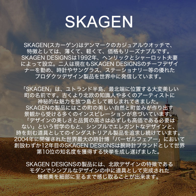 【当店 限定】スカーゲン 腕時計 SKAGEN...の紹介画像2