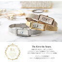 【電池交換不要 小さめ ソーラー ウォッチ】シチズン キー 腕時計 レディース ソーラー Citizen Kii 時計 キー 女性 向け 華奢 アンティーク レトロ 調 ブランド 人気 おしゃれ かわいい 細め 金属 メッシュ ベルト ローズ ゴールド ブレスレット スクエア レクタングル 四角