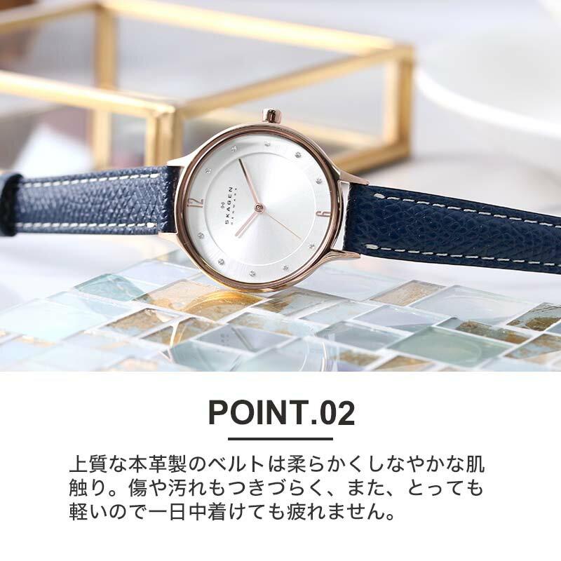 【楽天市場】【当店限定】スカーゲン 腕時計 SKAGEN 時計 スカーゲン時計 アニータ レディース ローズ ゴールド 人気 ブランド