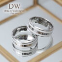 【 ペアリング ペア価格 夫婦 】 Daniel Wellington ダニエルウェリントン ブランド ペア リング 指輪 シルバー シンプル おしゃれ かわい...