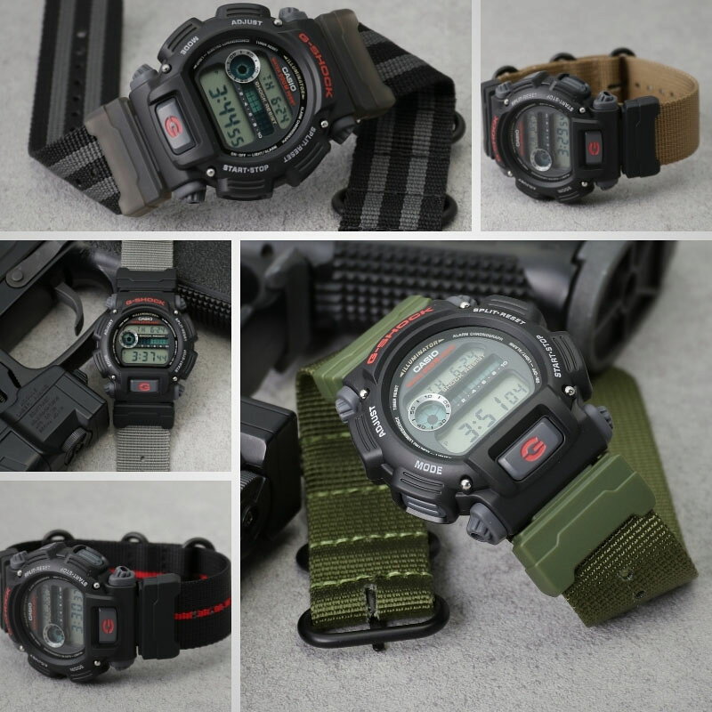楽天市場】【G-SHOCK 9052 対応 ナイロンベルト】Gショック ZULU NATO