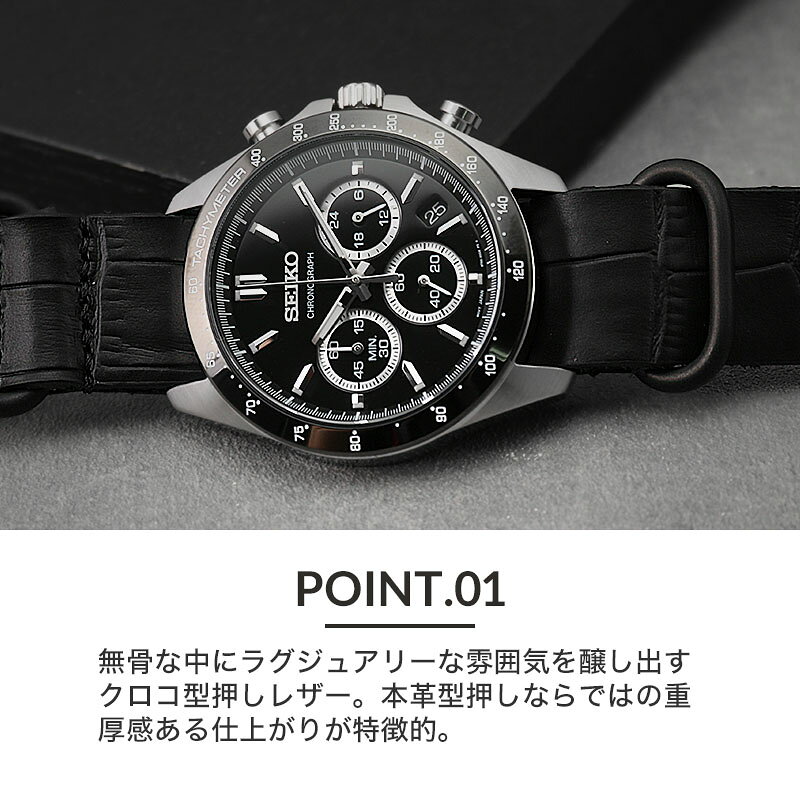 楽天市場】【SEIKO 対応】MOD CROCO ZULU STRAP セイコー バンド 交換