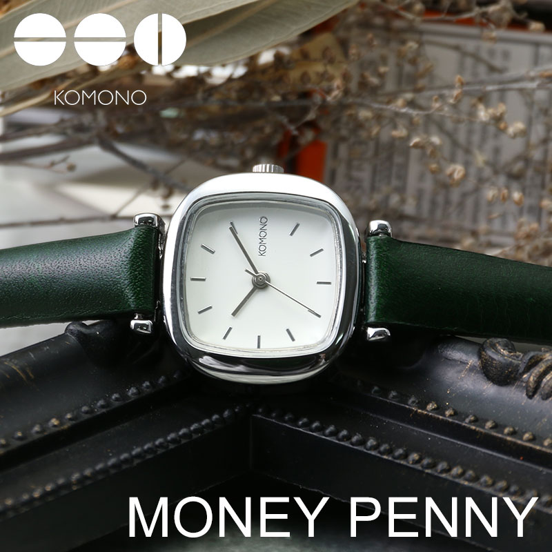 コモノ コモノ 腕時計 KOMONO 時計 マニーペニー MONEYPENNY レディース ホワイト KOM-W1248 [ 人気 ブランド 正規品 シンプル カジュアル ファッション 流行 トレンド おしゃれ かわいい 小さめ 華奢 彼女 高校生 大学生 大人 社会人 誕生日 バースデー プレゼント ギフト ]