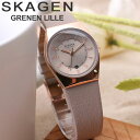 スカーゲン ビジネス腕時計 レディース スカーゲン 腕時計 SKAGEN 時計 スカーゲン時計 GRENEN LILLE レディース 女性 人気 ブランド おすすめ おしゃれ 北欧 シンプル 見やすい 日付 ベージュ グレー 革ベルト 小さめ 華奢 小ぶり 社会人 恋人 彼女 妻 娘 母 誕生日 記念日 就職 入学 退職 祝い プレゼント ギフト