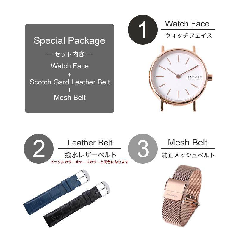 楽天市場】【2種類のベルトセット】当店限定 スカーゲン 時計 SKAGEN