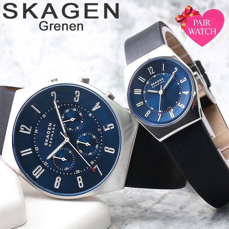 【ペア 価格】ペアウォッチ スカーゲン 腕時計 SKAGEN 時計 GRENEN メンズ レディース 男性 女性 セット 人気 ブランド 仕事 スーツ メッシュ ベルト おしゃれ かわいい 見やすい シンプル お揃い 記念日 誕生日 おすすめ 夫婦 恋人 カップル 彼氏 彼女 プレゼント ギフト