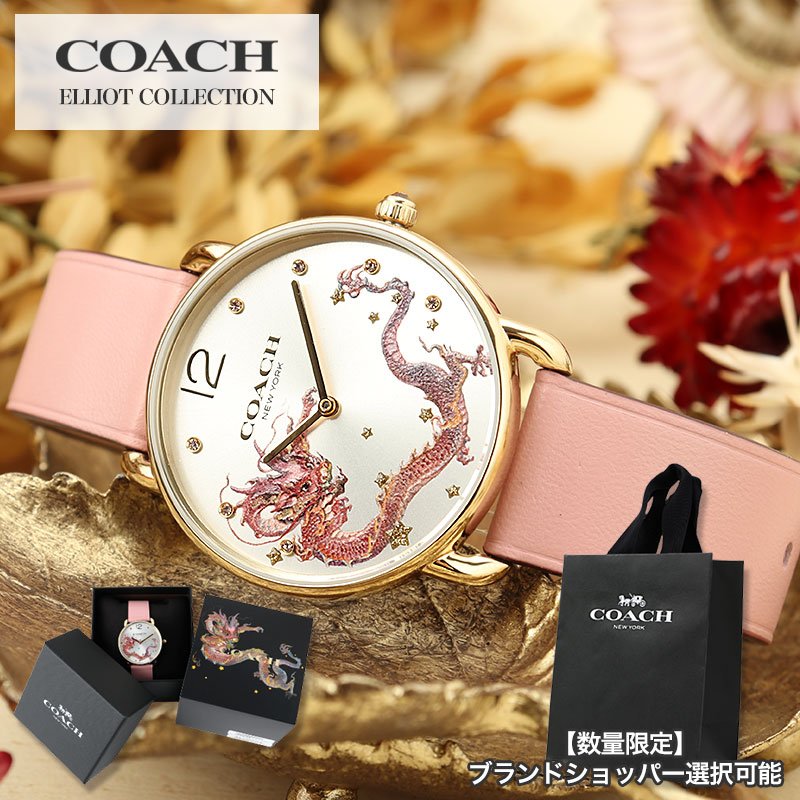 Coach женские брендовые часы COACH Эллиот женская подруга подвеска популяционная кожаная ремешок стильная кожаная сумка День рождения подарок