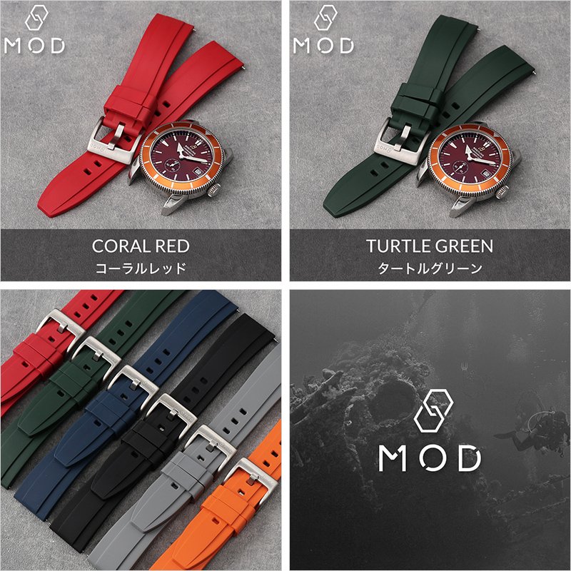 楽天市場】【BREITLING ブライトリング 対応】MOD FKM RUBBER