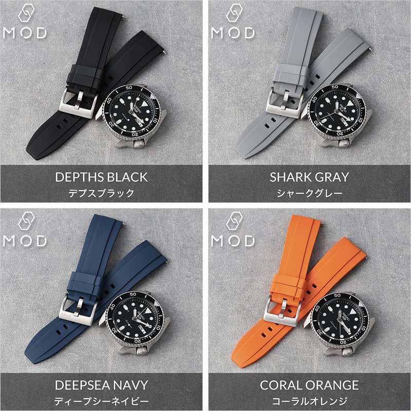 楽天市場】【SEIKO セイコー 対応】MOD FKM RUBBER オフショア