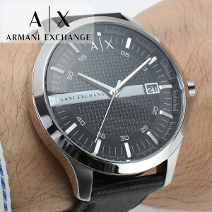 アルマーニエクスチェンジ 時計 ArmaniExchange 腕時計 アルマーニ エクスチェンジ 腕時計 Armani Exchange メンズ 男性 向け ブラック 黒 AX2101 [ おすすめ 仕事 シンプル スーツ 人気 ブランド ビジネス 革 ベルト レザー プレゼント ギフト ][送料無料]