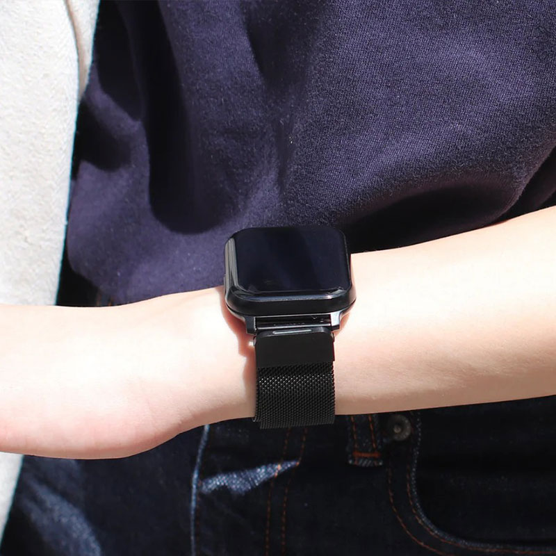 【 ベルト幅 22mm EE002 対応 】 プロジェクト EE PROJECT-EE スマートウォッチ 腕時計 時計 ベルト バンド 替え 替えベルト 替えバンド 交換 交換ベルト 交換バンド メッシュ メッシュベルト 幅 ベルト幅 22mm メンズ レディース 男性 女性 男子 女子 おしゃれ シンプル
