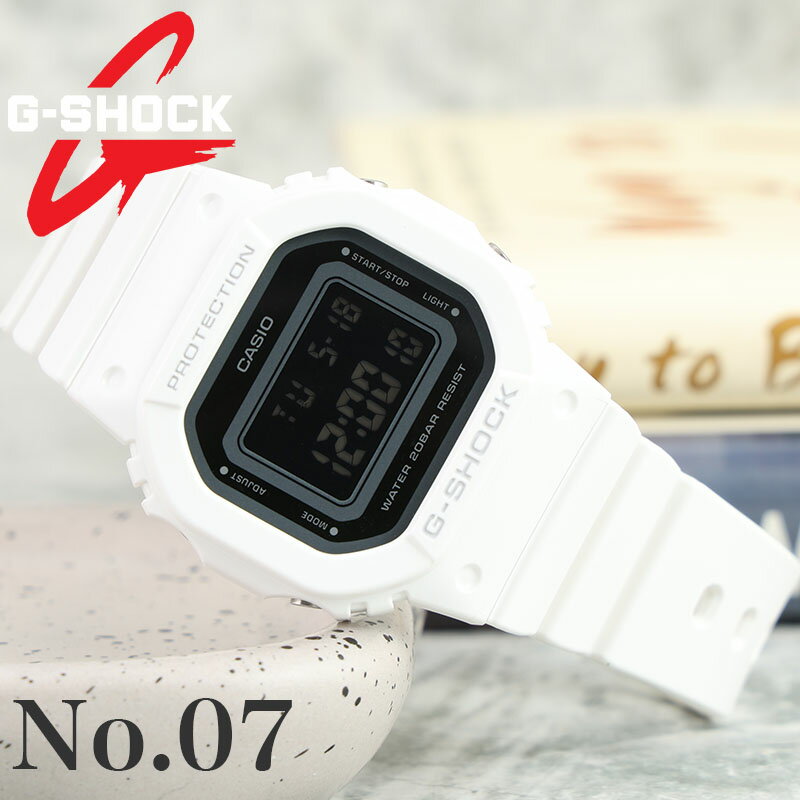 楽天市場】G－SHOCK 5600（ベルトカラーホワイト）（腕時計）の通販