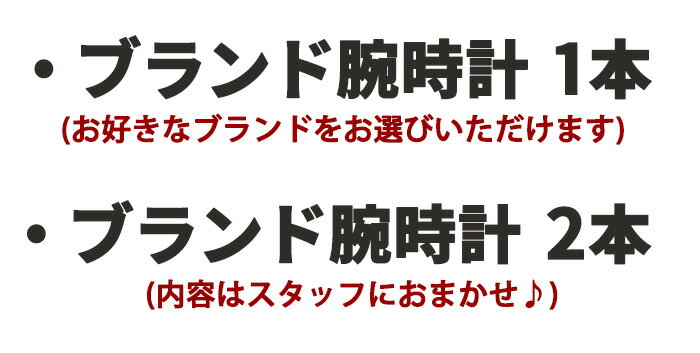 【おひとり様1点限り】【メンズ・レディースが選べる福袋!!】【数量限定】【ブランド腕時計3本入り】ハッピーバッグ 福袋 腕時計 時計 メンズ レディース 男性 女性 人気 お得 豪華 ブランド 2024 FKB 2