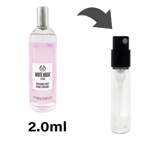 ザ・ボディショップ ザ ボディショップ THE BODY SHOP ホワイトムスク フローラ フレグランスミスト アトマイザー2ml 香水 ユニセックス