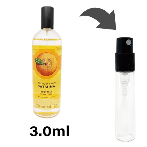 ザ・ボディショップ ザ ボディショップ THE BODY SHOP フレグランスミスト ボディミスト サツマ アトマイザー3ml 香水 ユニセックス