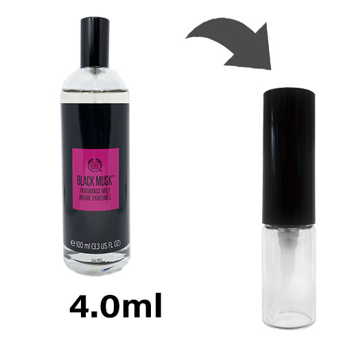 ザ ボディショップ THE BODY SHOP ブラックムスク フレグランスミスト アトマイザー4ml 香水 ユニセックス