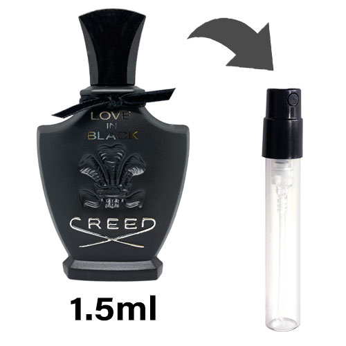 クリード 香水（レディース） クリード CREED クリード オードパルファム ラブ イン ブラック 1.5ml アトマイザー お試し 香水 レディース 人気 ミニ