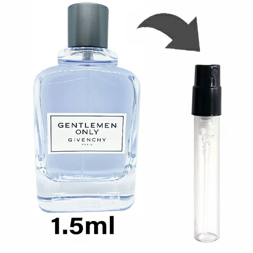 ジバンシイ ジバンシィ GIVENCHY ジバンシィ ジェントルマン オンリー オード トワレ 1.5ml アトマイザー お試し 香水 レディース 人気 ミニ