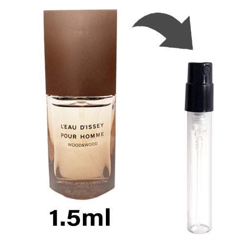 イッセイミヤケ イッセイミヤケ ISSEY MIYAKE ロードゥ イッセイ プールオム ウッド＆ウッド オードパルファム インテンス 1.5ml アトマイザー お試し 香水 メンズ 人気 ミニ