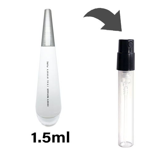 イッセイミヤケ イッセイミヤケ ISSEY MIYAKE ロードゥ イッセイ ピュア オードトワレ 1.5ml アトマイザー お試し 香水 ユニセックス 人気 ミニ