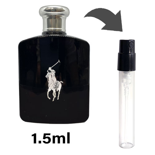 ラルフローレン ラルフローレン RALPH LAUREN ポロ ブラック オードトワレ 1.5ml アトマイザー お試し 香水 メンズ 人気 ミニ