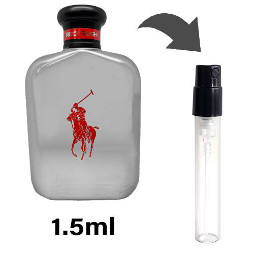 ラルフローレン ラルフローレン RALPH LAUREN ポロ レッド ラッシュ オードトワレ　1.5ml アトマイザー お試し 香水 メンズ 人気 ミニ