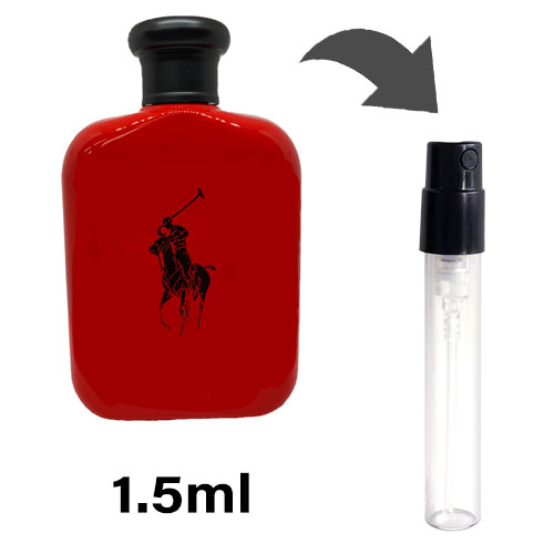 ラルフローレン ラルフローレン RALPH LAUREN ポロ レッド オードトワレ　1.5ml アトマイザー お試し 香水 メンズ 人気 ミニ