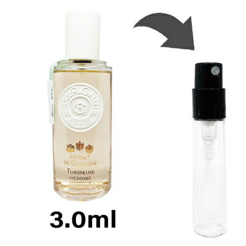 ロジェガレ ロジェガレ ROGER&GALLET エクストレド コロン チュベローズ ヘドニー 3ml アトマイザー お試し 香水 レディース 人気 ミニ